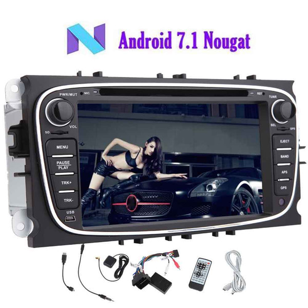 Eincar Android 7.1 Double 2 Din 7'' Multimedia In-Dash Car Stereo Receiver In Dash Autoradio Car DVD Player Bluetooth for Ford+Canbus