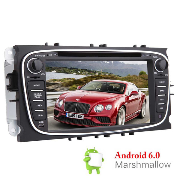 Double Din EinCar Car Stereo Android 6.0 Marshmallow 7'' Capacitive Touch Screen Car DVD Player In Dash GPS Navigation Head Unit WiFi