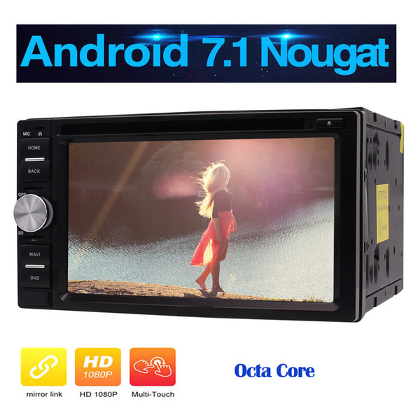 Eincar 7.1 Android 2GB Car dvd Stereo Octa-core 2 Din Head Unit Big 6.2