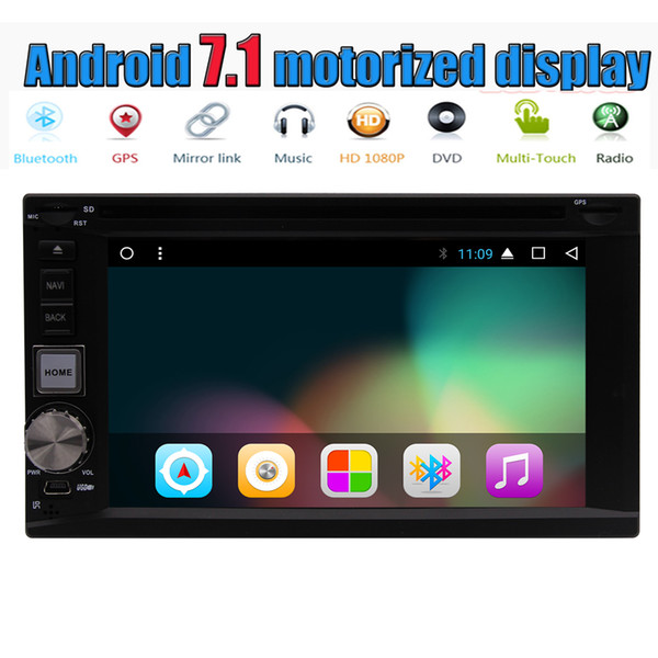 Android 6.2'' Octa-core 7.1 Stereo System in Dash GPS Navigation Car DVD Player Touchscreen Receiver Bluetooth Radio 2G RAM Headunit Wifi