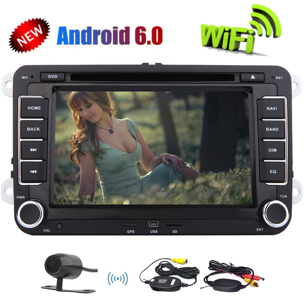 Eincar 7''Double Din In Dash Car Stereo for Volkswagen car DVD Player Multi-Touchscreen System GPS Navigation USB SD FM AM RDS Radio BT