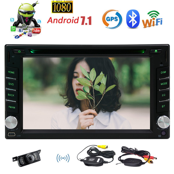 Wireless Camera+Android Car Stereo 2GB RAM+32GB ROM 6.2