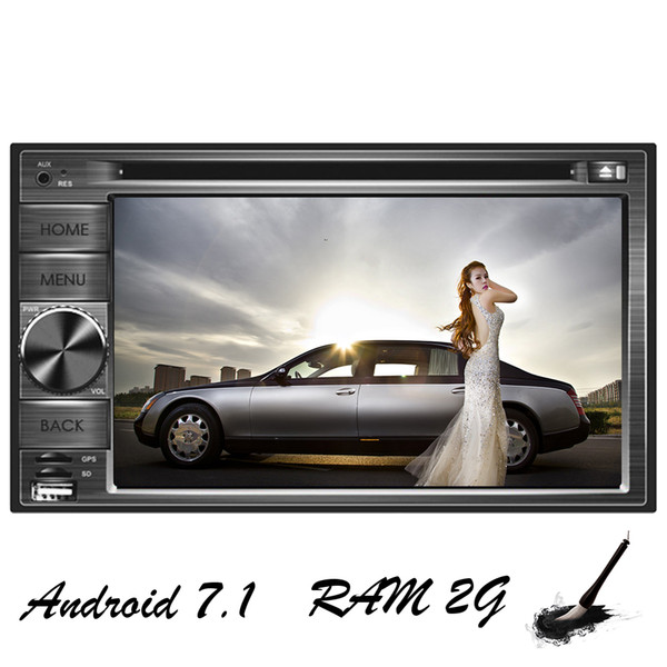 EinCar 6.2'' Android 7.1 Double 2 Din Car Stereo Video Receiver Radio GPS Navigation in Dash Car DVD Player Autoradio Bluetooth