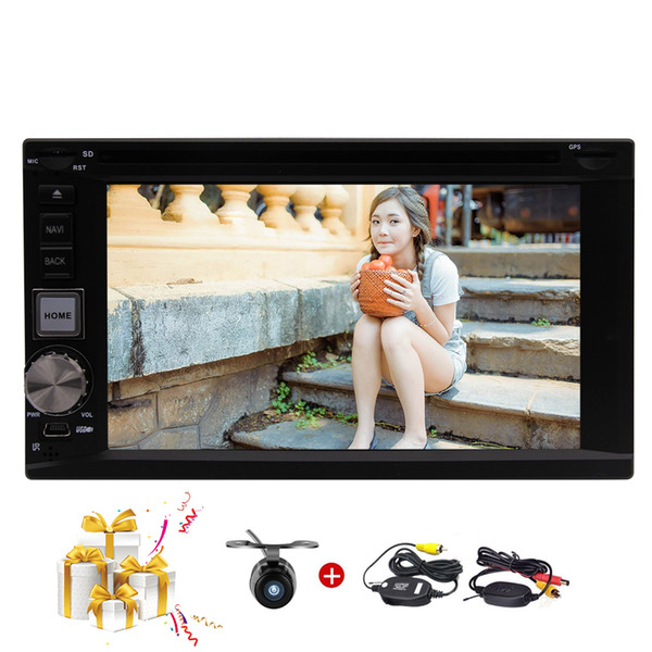 Android 7.1 System 2GB+32GB Double Din Car DVD Player in Dash 2 Din GPS Navigation Car Stereo Video Audio Unit Wifi