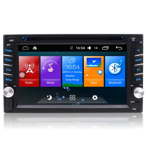 Android 6.0 Marshmallow Car dvd Stereo Double 2DIN in dash Car PC Autoradio 6.2