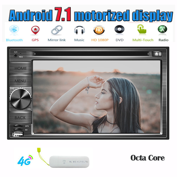 4G Dongle+Eincar Android Car Stereo 6.2''Capacitive Touchscreen car DVD Quad-core GPS Navigation Bluetooth Car GPS Stereo in Dash Double din