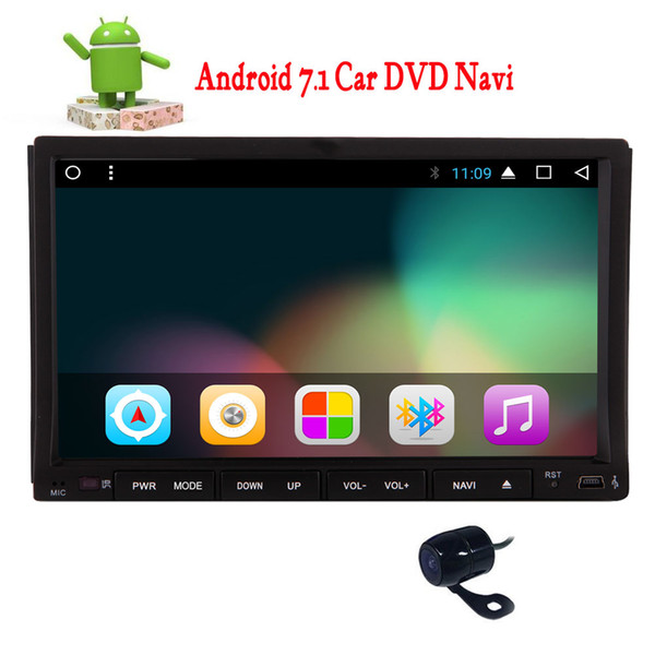 Double din GPS Navigation Android 7.1 system Double din Car DVD Player Car Radio Stereo USB/SD FM AM RDS Radio