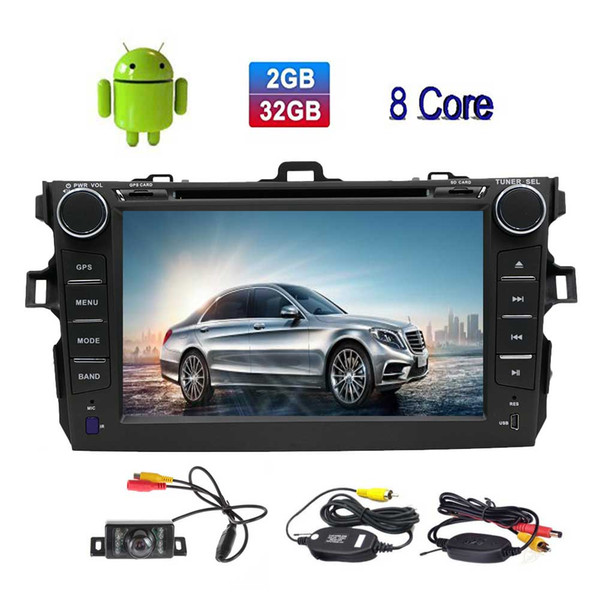 Eincar 7'' Universal Double 2 Din In Dash Car DVD CD Player Android 7.1 Nougat Octa Core 2G RAM+32G ROM Car Stereo