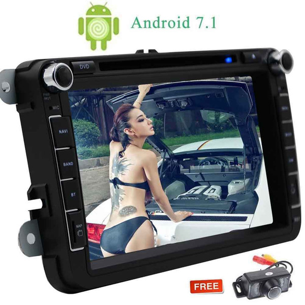 Eincar Double 2 din 8'' Car Radio In Dash Headunit Android 7.1 Car Stereo GPS Car DVD Player Bluetooth Radio 1080P Audio