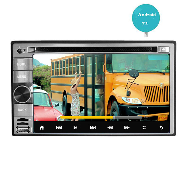 EinCar Android 7.1 Car Stereo Double 2din FM/AM Radio Receiver 6.2'' Touchscreen Bluetooth In dash car DVD Player GPS Navigation