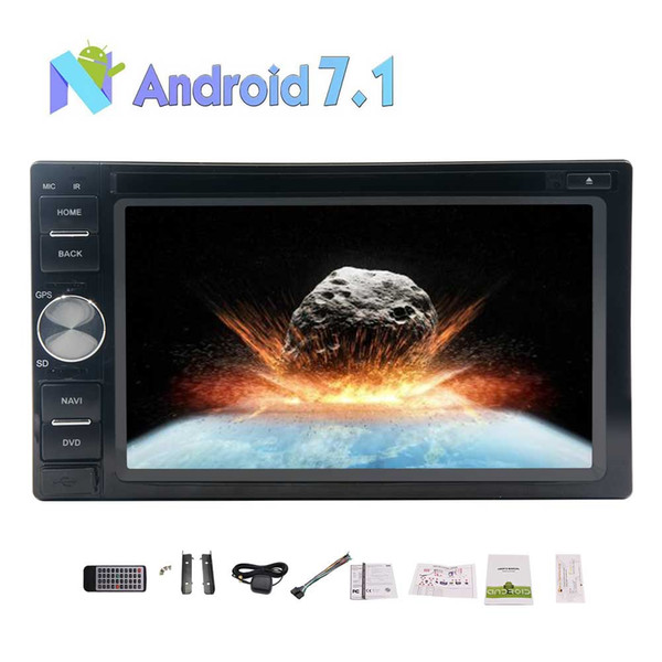 Android 7.1 Car Radio 8 Core Stereo EinCar 6.2'' Double Din In Dash Car DVD Video Player Navigator Bluetooth GPS Navigation