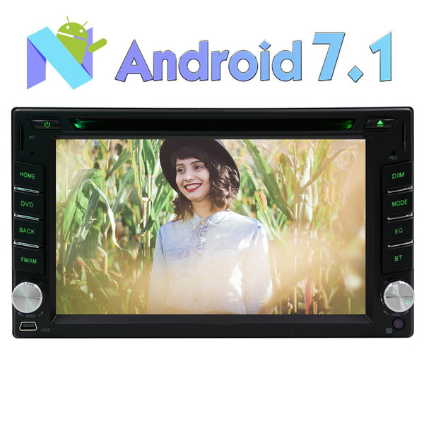 EinCar Double Din Android 7.1 Car DVD Player Octa Core 6.2'' Touchscreen Car Stereo GPS Navigation In Dash Bluetooth Radio Receiver