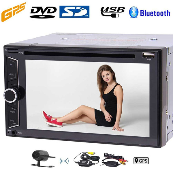 Double Din Multimedia Car DVD Player Stereo 6.2