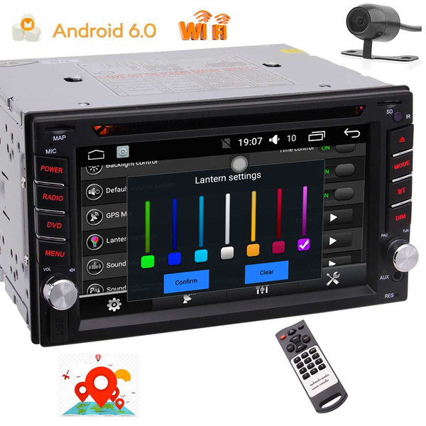 EinCar Quad Core Double 2Din Android6.0 Car Stereo System in Dash Car DVD Player FM/AM/RDS Radio/Steering Wheel Control/GPS