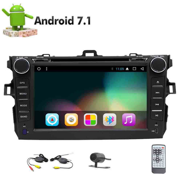 Wireless Rear Camera+EinCar Android 7.1 8 Core Autoradio In Dash Car DVD Player In Dash GPS 2Din Car Stereo Radio Bluetooth Headunit