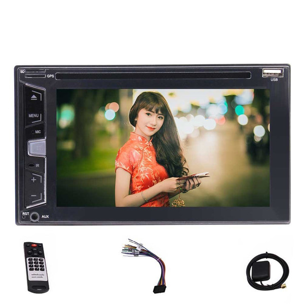 8GB Map Card 6.2'' Car Stereo Car DVD CD Player GPS Navigation Bluetooth,DVD/CD/MP3/USB/RDS Remote Wireless Rear Camera