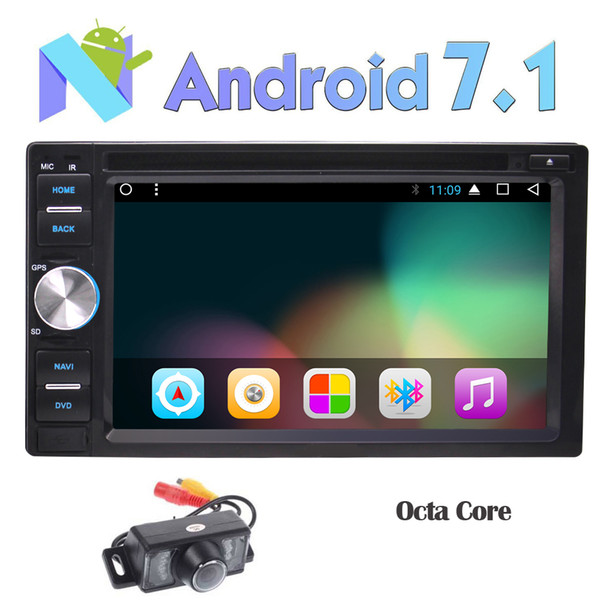 1024*600 6.2'' Android Car DVD Player Octa Core 2GB+32GB Stereo System in Dash GPS Navigation Bluetooth FM AM RDS Auto Radio HeadUnit