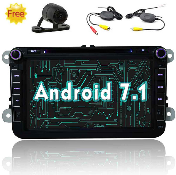 Eincar 8''Double Din Android 7.1 Car DVD Player GPS Navigation for VW PASSAT Golf Car Stereo CANBUS In Dash Bluetooth Headunit Autoradio