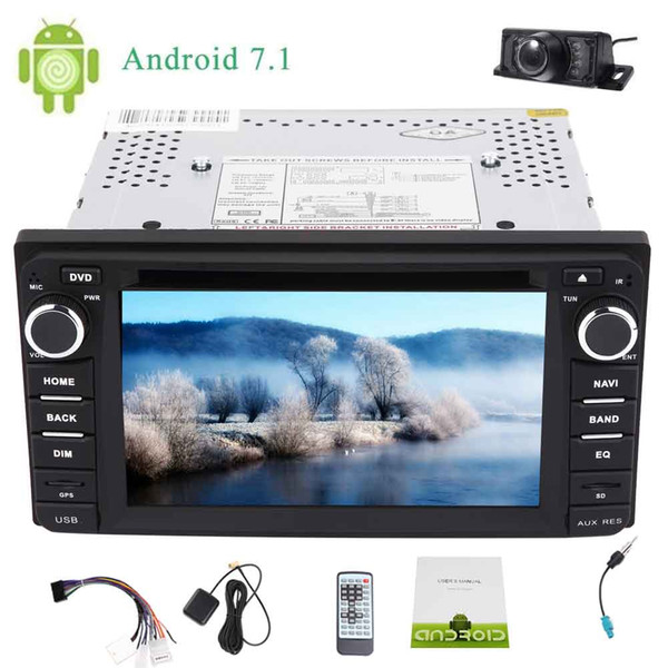 Eincar Backup Camera 6.2''Android 7.1 for TOYOTA Corolla EX Octa Core Car Stereo Double 2Din Car DVD Player In dash Headunit