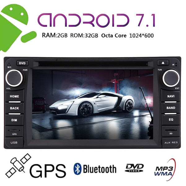 6.2'' Multi-touchscreen Double 2din Stereo Radio For TOYOTA Corolla EX in Dash Octa Core Android 7.1 Car DVD cd Player GPS