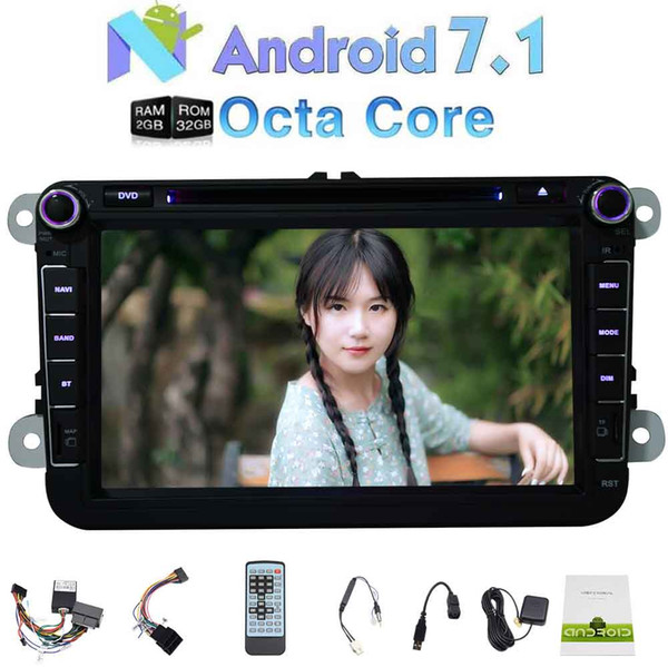 Eincar Android OCTA Core Car DVD Player 8''buletooth Car Stereo GPS Navigation system for VW PASSAT Golf Double Din In Dash WiFi Bluetooth