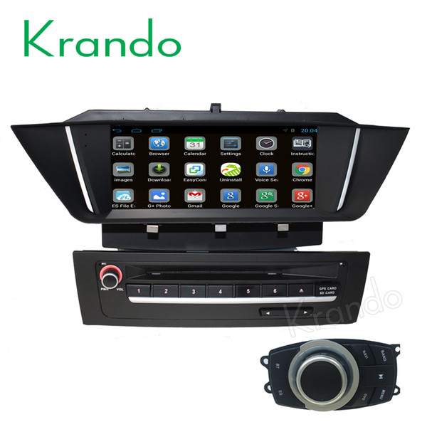 Krando Android 8.1 car dvd radio gps dvd player for bmw x1 e84 2009 2010 2011 2012 2013 navigation multimedia system WIFI 3G DAB+