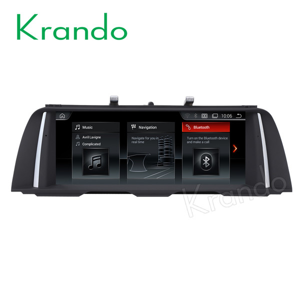 Krando Android 7.1 10.25'' car dvd audio with gps for BMW 5 Series F10 F11 2011 2012 car radio multimedia player system OBD2