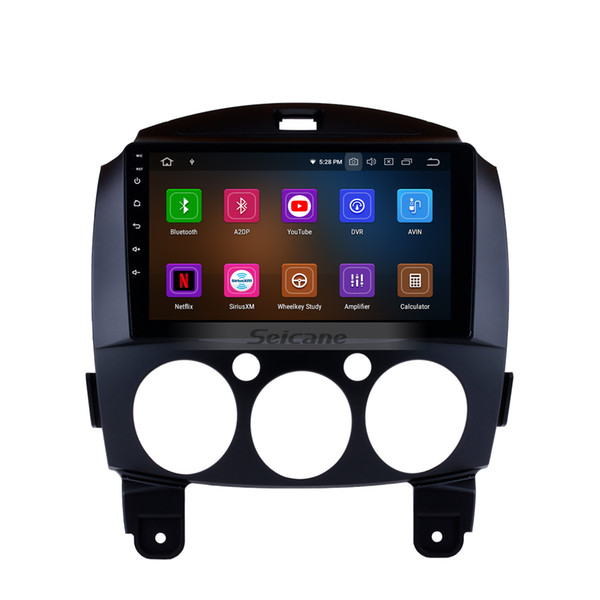 Android 9.0 9 Inch HD Touch Screen Car Radio GPS Navigation for 2007-2014 Mazda 2 with Bluetooth USB WIFI support Car dvd Remote Control