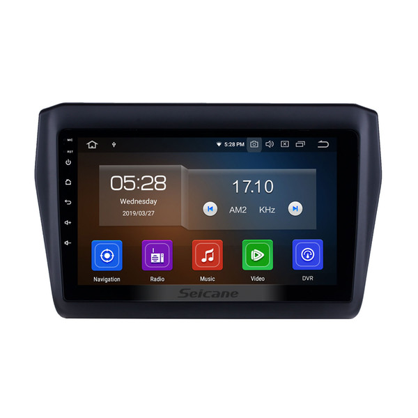 Quad-core 9 inch Android 9.0 Car Radio GPS Navigation for 2017-2019 SUZUKI Swift with Bluetooth music USB Wifi support OBD 4G car dvd