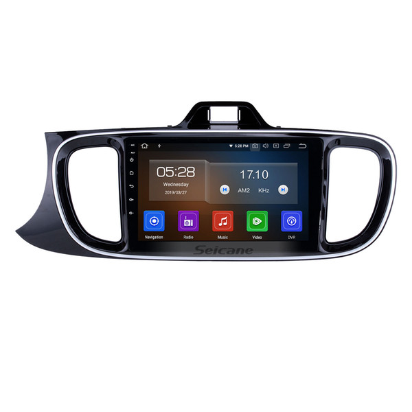 9 inch touchscreen Android 9.0 Head Unit GPS Car Radio for 2017 KIA PEGAS LHD with Bluetooth music USB support OBD car dvd 1080P Rear Camera