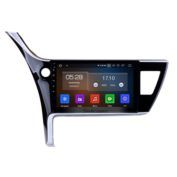 10.1 inch Android 9.0 HD Touchscreen Left Hand Driving Car Stereo for 2017 Toyota Corolla with GPS Navi Music Wifi support car dvd 1080P SWC