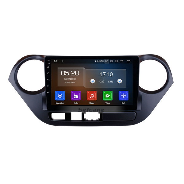 9 inch Android 9.0 Car GPS Navigation System for 2013-2016 Hyundai I10 Right Peptide with Bluetooth WIFI support car dvd DVR Rearview Camera