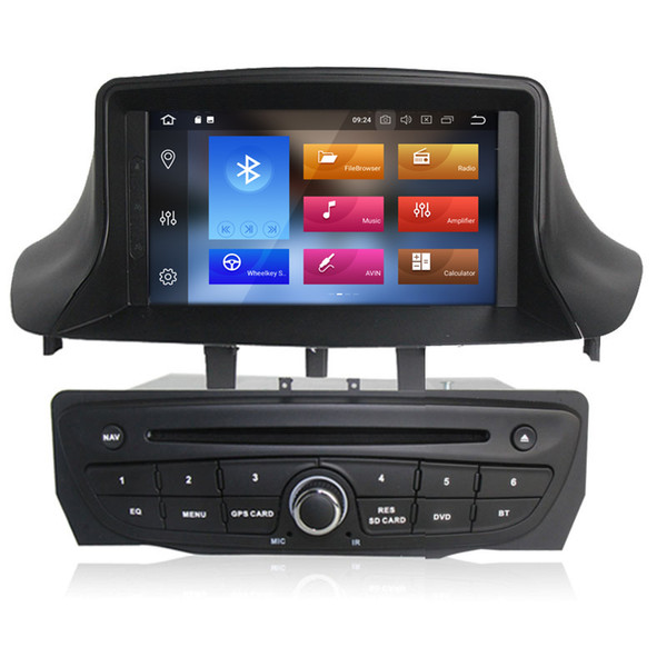 COIKA Octa Core 4+32/64G Android 8.0/9.0 Car DVD Auto GPS Navi For Renault Megane III With Radio Phonebook OBD DVR SWC WIFI Google Carplay