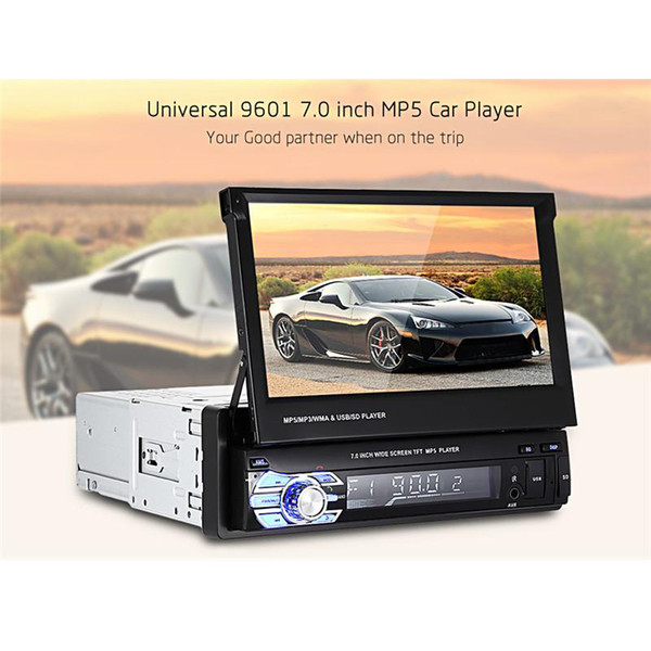 Universal 1 Din 7.0 inch TFT LCD Screen Car DVD Multimedia Player MP5 Bluetooth Auto Audio stereo FM Radio