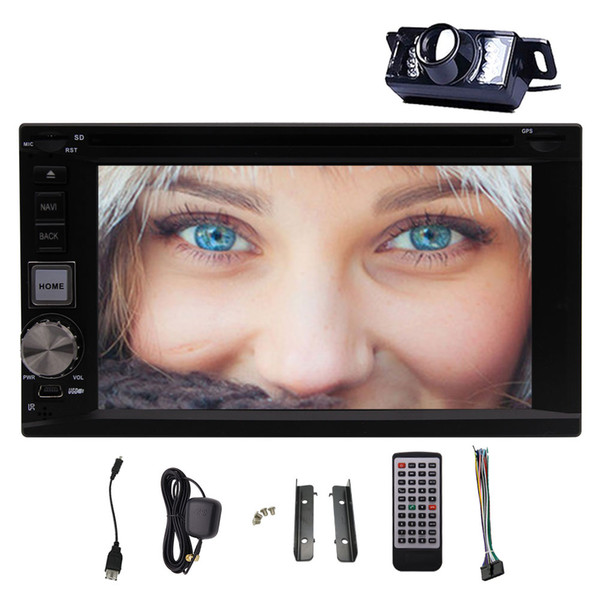 Android6.0 Quad Core Autoradio Car Stereo Double 2Din car DVD CD Player In Dash 6.2''Touchscreen GPS Navi Headunit AM/FM/RDS