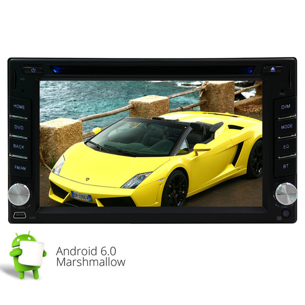 Eincar 6.2''Android6.0 Stereo system Quad-core GPS Navigation Car Radio Bluetooth in Dash 2Din car DVD 1080P Video Player Wifi/Mirror Link