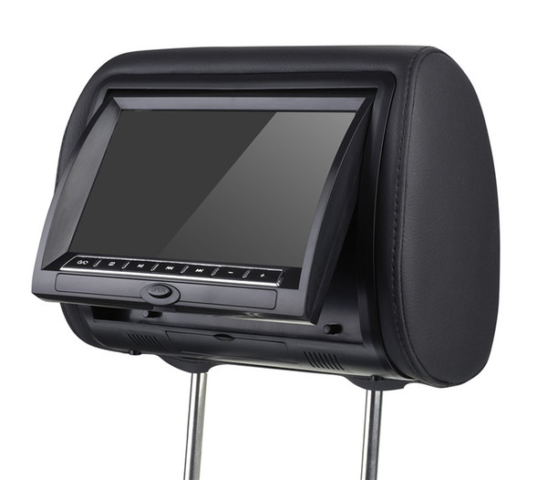 9'' Car DVD Pillow Headrest Monitor With Remote Controller Support DVD CD Player