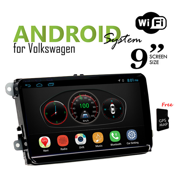 9 inch Android 6.0 for Volkswagen Universal Android Headunit Car DVD with GPS Navigation Car Radio Wifi Bluetooth