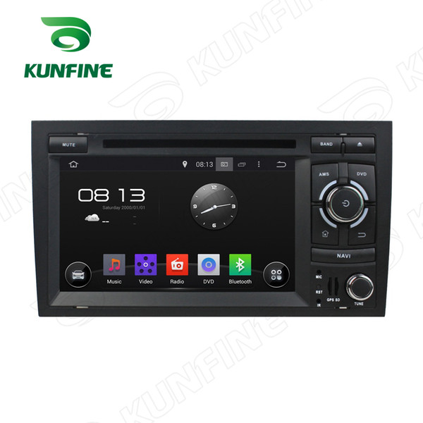 Quad Core 1024*600 Screen Android 5.1 Car DVD GPS Navigation Player for Audi A4 2002-2008 with Radio Wifi 3G steering wheel control