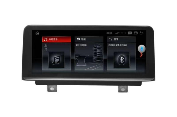 Anti-Reflection Black screen 10.25 inch ANDROID 8.1 CAR DVD PLAYER For BMW X5 E70 /X6 E71 (2011-2014) CIC system