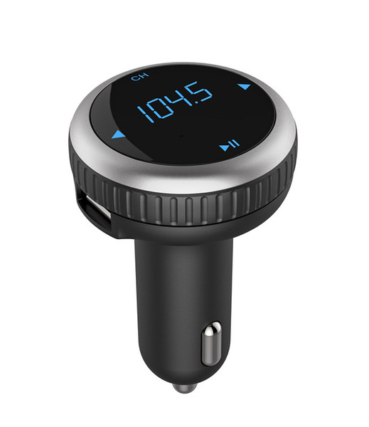 BT69 bluetooth car kit FM Transmitter FM Modulator Bluetooth Handsfree Car Kit LED Voltage Monitor SD USB Car Charger free dhl