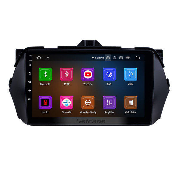 Android 9.0 HD Touchscreen Car Stereo for 2016 SUZUKI Alivio with Bluetooth GPS navigation USB WIFI Mirror Link support 1080P Video car dvd