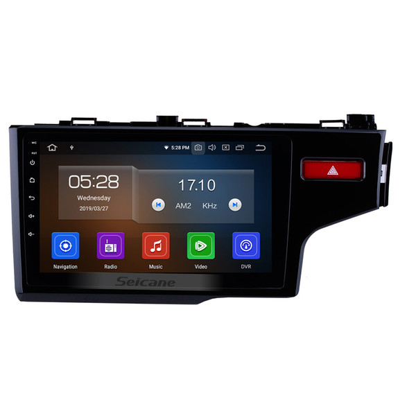 9 Inch Android 9.0 Touchscreen Car Multimedia Player For 2014-2016 Honda Fit with Bluetooth GPS Navigation support Remote Control car dvd