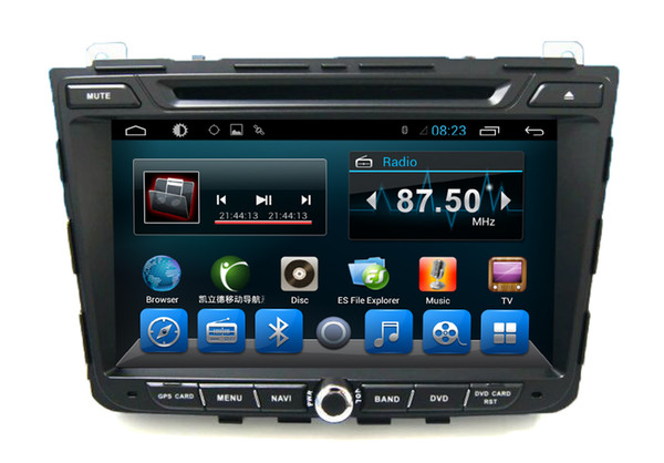 2-DIN CD Receiver Hyundai IX25 2014 2015 Car Dvd Players Radio Bluetooth Wifi TV 3G Touchscreen