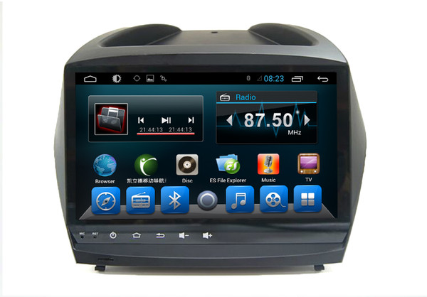 2 Din Android Car Dvd Navigation System Hyundai IX35 Central Multimedia Bluetooth Stereo RDS Radio 2009 2010 2011 2012 2013