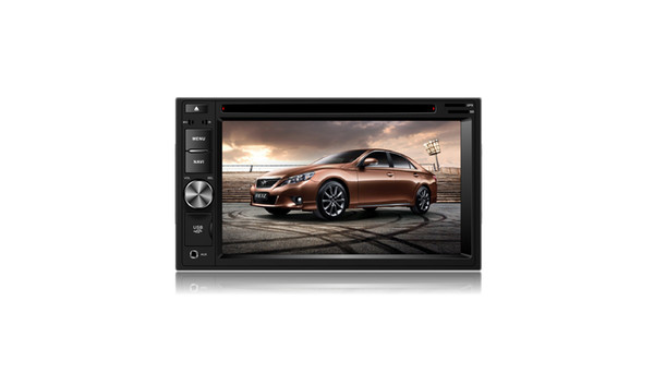 HOT SALES !!!6.2-inches universal car DVD player with RADIO/ USB/SD/AUX in /BT/GPS