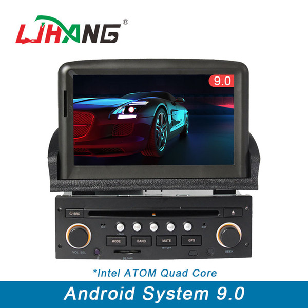 1 din Car DVD player Android 9.0 for peugeot 307 bluetooth steering wheel control RDS GPS Automotive Navi multimedia WIFI