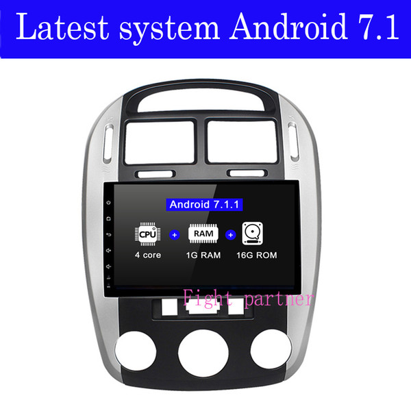 Factory price latest android 7.1.2 car dvd player gps navigation for old kia Cerato