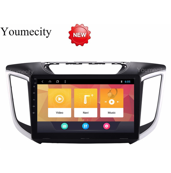 Youmecity Android 8.1 Car DVD For Hyundai IX25 Creta 2014-2018 year GPS Radio Video Multimedia Player Capacitive IPS Screen RDS