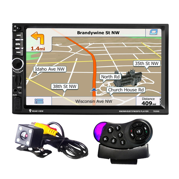 7020G Car MP5 Player with Rearview Camera Bluetooth FM GPS 7